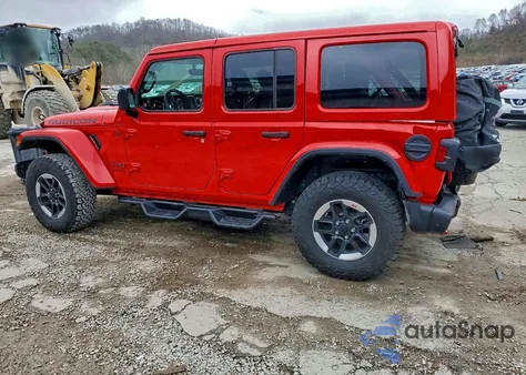 2022 Jeep Wrangler Unlimited Rubicon z USA, uszkodzony, nr VIN 1C4HJXFN8NW240686